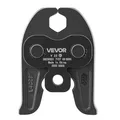 VEVOR V22 Pressbacke, 22 mm Presszange für V-Typ Edelstahlrohre, Crimpbacken aus Stahl, kompatibel mit Standard-Presswerkzeugen, ideal für Heizungs-, Lüftungs- und Klimasysteme, Gasleitungen