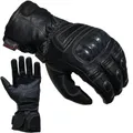 PROANTI Motorradhandschuhe Leder Regen Winter Motorrad Handschuhe - XXXL