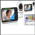 Babyphone mit Kamera HB6550 5 Zoll Nachtsicht 2 Wege Audio