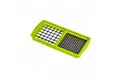 Genius Gemüsemesser Nicer Dicer Plus Messereinsatz 6x6 & 12x12 mm, kiwigrün, aus extrem scharfem, gehärtetem Edelstahl