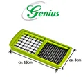 Genius Ersatzteil - Messereinsatz 6x6mm + 12x12mm für Nicer Dicer plus in grün