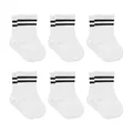 bistyle Baumwolle 6 Paar Baby Socken für Neugeborene Säugling 0-6 Monate bis 3 Jahre | Stopper Nahtlos Socken | Jungen Mädchen Kindersocken