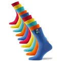 Cotton Prime® Socken Baumwollsocken - Back to Basic (10-Paar) in angenehmer Baumwollqualität bunt 39-42