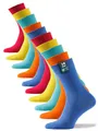 Cotton Prime Basic Socken Herren & Damen Baumwollsocken (10 Paar) Klassische Socken mit Baumwolle, Fun Colors, Gr. 39-42
