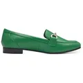 MARCO TOZZI Damen Slipper Loafer elegant Zierspange 2-24213-41, Größe:39 EU, Farbe:Grün - Grün - 39