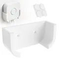 Wandhalterung passend für Philips Hue Bridge | Smart Home Steuerung Halter | Weiß | Einfache Montage