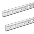 2 Stück SOTECH Aufhängeschienen 557 mm Schrankaufhänger-Leiste Schrankschienen für Küchen-Möbel Schrankaufhänger-Schienen Stahl verzinkt Wandschienen für Hängeschrank