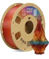OVERTURE Filament PLA 1.75mm Verbessert, 3D Drucker PLA Filament 1kg Spule (2.2 LBS), Maßgenauigkeit ± 0.02mm für die Meisten FDM 3D Drucker (Radiant Regenbogen)