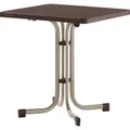 Sieger Klapptisch Quadratisch Champagner 70 cm x 70 cm