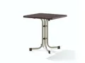 Sieger Gartentisch klappbar Schiefer mocca champagner 70x70 cm mecalit®-PRO