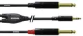 Cordial CFY3WPP Audio Adapterkabel [1x Klinkenstecker 3.5mm - 2x Klinkenstecker 6.35 mm] 3.00m Schwarz