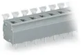 WAGO 255-507 Federkraftklemmblock 2.50mm² Polzahl 7 Grau 80St.