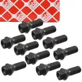 10x febi 46665 Radbolzen Radschraube M14x1,25mm 23mm für BMW MINI 36136890324