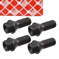 4x febi 46665 Radbolzen Radschraube M14x1,25mm 23mm für BMW MINI 36136890324