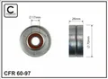 Für CAFFARO ROLKI NAPINACZY 60-97 TENSIONER ROLLER 70X17X26 METAL-ELECTROPLATIN