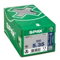 SPAX Schrauben T-STAR plus Seko WIROX Holzschraube 5,0 x 35 mm Teilgewinde