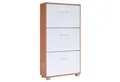 Casaria Schuhschrank (1-St) für 18 Paar Schuhe 3 Klappen Verstellbar 115x60x25cm Kippsicherung