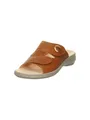Think! Damen Camilla chromfrei gegerbte nachhaltige Pantolette, Cognac/Kombi 3010