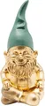 Deko Figur Deko Objekt Zwergen Motiv Polyresin Figur Gold Kare Design 18,5 cm