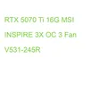 RTX 5070 Ti 16G MSI INSPIRE 3X OC 3 Fan V531-245R (4711377317160)