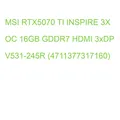 MSI RTX5070 TI INSPIRE 3X OC 16GB GDDR7 HDMI 3xDP V531-245R (4711377317160)