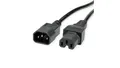 VALUE Kabel zasilający IEC320/C14 męski - C15 żeński, czarny, 3 m