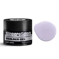 SINCERO SALON Easy Fluid Aufbaugel für Gelnägel - Soft White - TPO-frei - Farbgel für Gelnägel - Ideal UV Gel für Nagelverlängerungen Korrekturen French Manicure - Builder Gel für Nägel 15ml