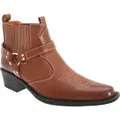 US Brass Herren Eastwood Cowboy-Stiefel / Cowboy-Stiefelette / Westernstiefel DF103 (42 EU) (Braun) - Braun - 42