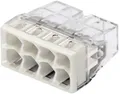 WAGO 2273-208-50 2273 Dosenklemme flexibel: - starr: 0.5-2.5mm² Polzahl: 8 50 St. Transparent, Lichtgrau