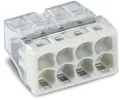 WAGO 2273-208 COMPACT-Verbindungsdosenklemme transparent/lichtgrau 50 Stück