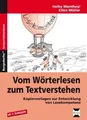 Vom Wörterlesen zum Textverstehen: Kopiervorlagen zur En... | Buch | Zustand gut