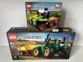LEGO TECHNIC: JOHN DEERE 9620R 4WD TRACTOR (42136) + MINI CLAAS XERION (42102)