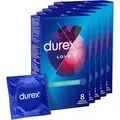durex Kondome Love Spar-Pack, 40 St., mit schmaler Passform, für ein sicheres Gefühl durch festeren Sitz