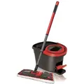 Vileda Wischer Ultramat Turbo Komplett Box, Bodenwischer ,schwarz/rot