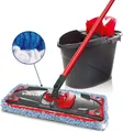 ileda UltraMax Mikrofaser und Baumwolle, komplettes Mopp und Eimer-Set OHNE MOPP