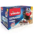 Vileda Ultramax Turbo Bodenwischer Set, Eimer mit Powerschleuder, Neu