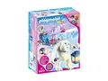 PLAYMOBIL Magic 9473 Schneetroll mit Schlitten und Lichteffekt, Ab 4 Jahren