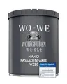 WO-WE Nano Fassadenfarbe W520 Wandfarbe für Außen Mauer Fassade Silbergrau - 750ml