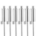 DeubaXXL DE Öl-Fackel 6er-Set Edelstahl 115cm 106131