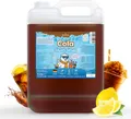 Belissia Slush Eis Sirup 5L Konzentrat | Cola Geschmack | sehr ergiebig in knalligen Farben (1:5) | Glycerin frei