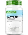 Laktase 7.000-365 Tabletten mit Sofortwirkung - Hochdosiert mit 7.000 FCC-Einheiten - Bei Laktoseintoleranz + Milchunverträglichkeit - Ohne unerwünschte Zusatzstoffe - Laborgeprüft - Vegan
