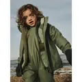 Name It Regenmantel NKNDRY10 Regenjacke und Hose im Set (Set, 2-tlg) Keine Latzhose! Unifarben, casual, regular fit, Kunstfaser, Web grün 152 EU