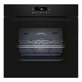 NEFF B2CCJ7AK3, N30, Backofen, LED Touch Control, 3D Heißluft, CircoTherm, Air Fry und Air Fry-Backblech, Automatikprogramme, Pyrolyse und Easy Clean, Kindersicherung, 60 x 60 cm, Schwarz