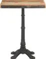 vidaXL Bistrotisch 60x60x76 cm Altholz Massiv