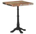 vidaXL Esstisch Bistrotisch 60x60x76 cm Altholz Massiv (1-St)