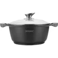 Royalty Line RL-BS30M; Marble Suppentopf 30cm - Schwarz