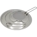 WMF Spritzschutz Küche für 20-28cm Pfannen einschiebbarer Griff Profi Plus Edelstahl (28 cm, Metall) (07.2082.6040)