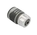Bradas Schlauchadapter PVC Schlauchstück 1/2 Zoll und 5/8 Zoll Steckkupplung