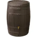 4rain Regenfass, Braun, Kunststoff, 400 L, 78x105x78 cm, Gartenzubehör, Gartenpflege
