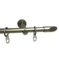 Gardinenstange - Edelstahloptik - 200 cm